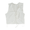 Self E White Floral Cropped Blouse – Image 1