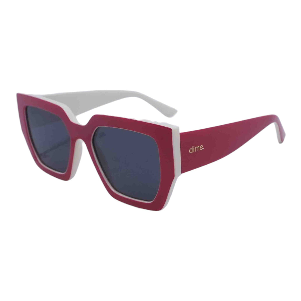 DIME Red DO01-0551FRGRP Oversized Sunglasses – Image 1