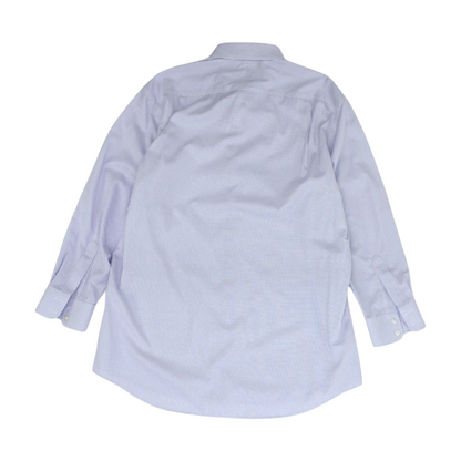 White Check Long Sleeve Button Down