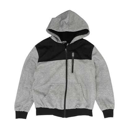 Gray Color Block Jacket