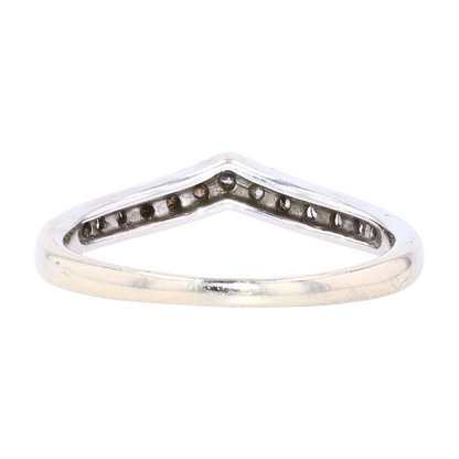 1/6 ctw 14K White Gold Diamond Band Ring
