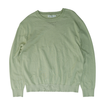 Green Solid Pullover Sweater