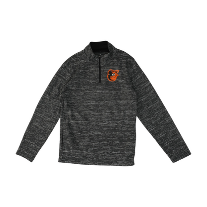 Gray Baltimore Orioles Graphic 1/4 Zip Pullover