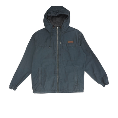 Gray Solid Rain Jacket