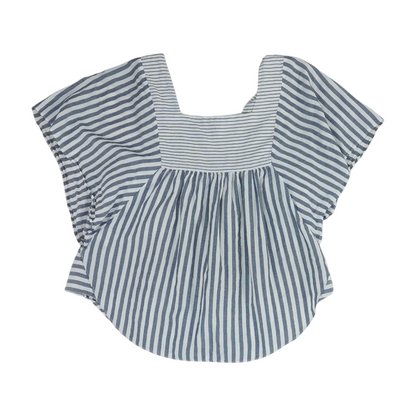 Blue Striped Blouse