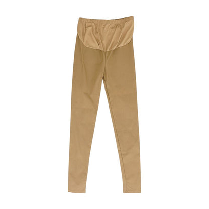 Tan Solid Pants