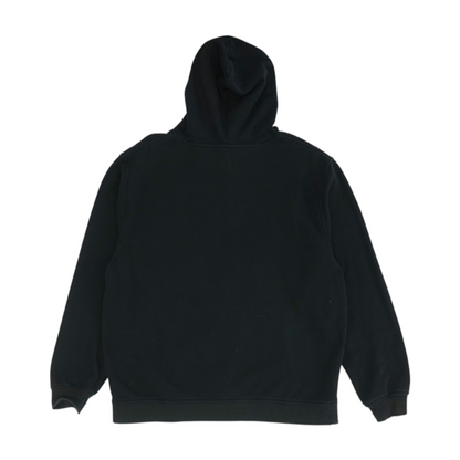 Black Solid Hoodie Pullover
