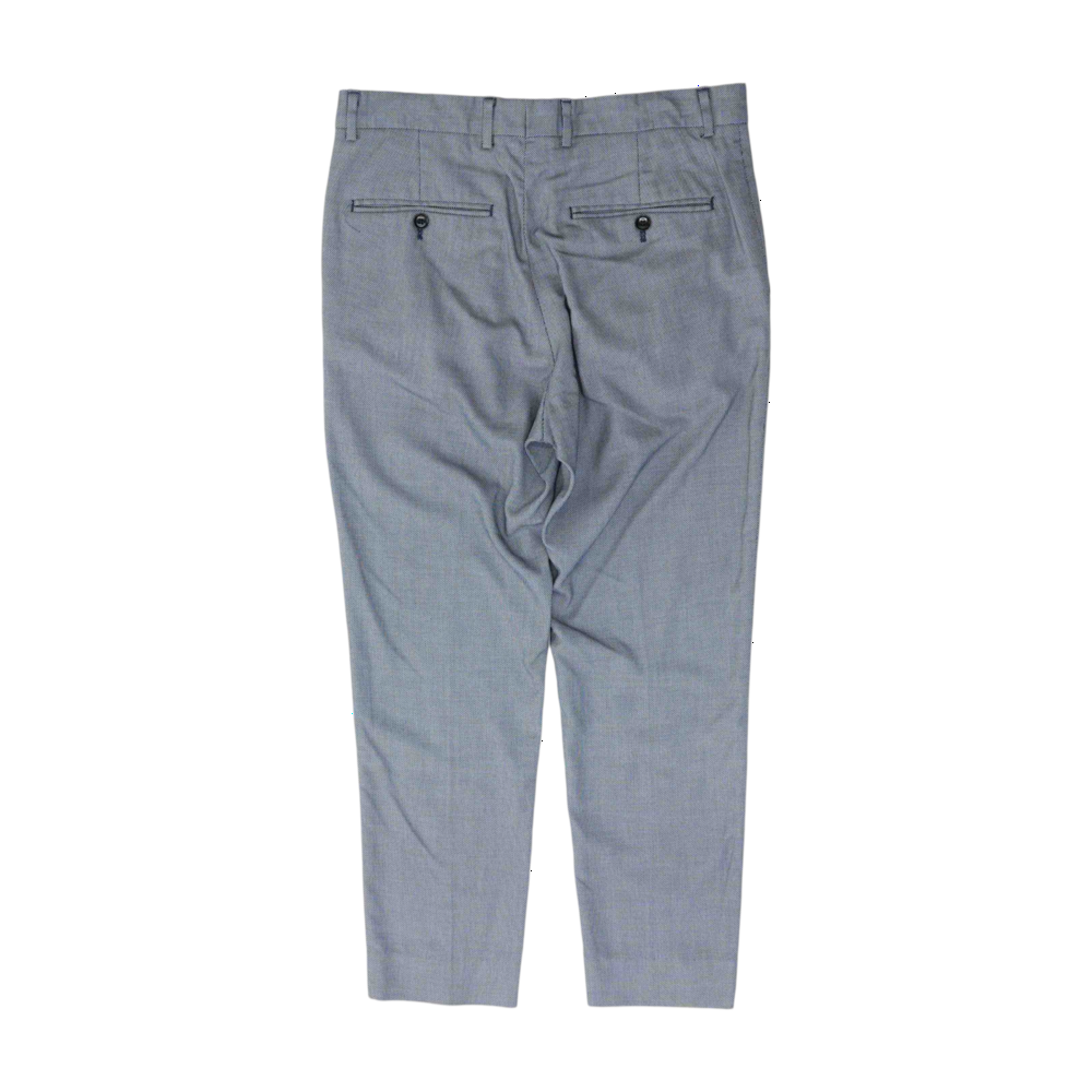 Navy Abstract Regular Pants