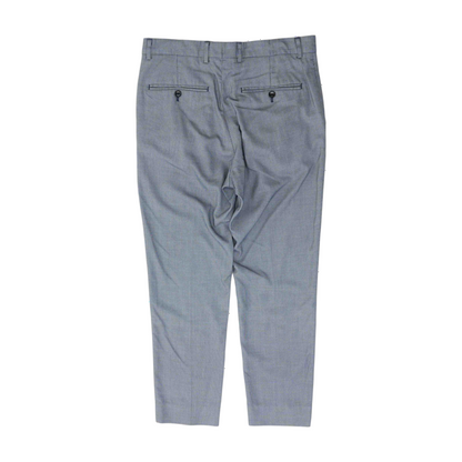 Navy Abstract Regular Pants