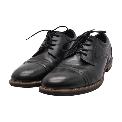 Black Lace-Up Dress Shoes