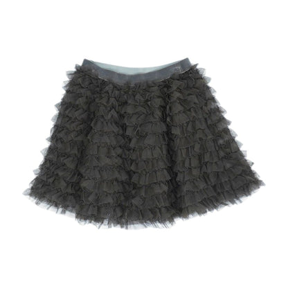 Brown Solid Skirt