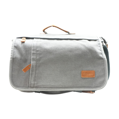 Gray Messenger Bag
