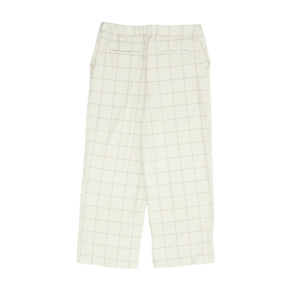 White Check Pants