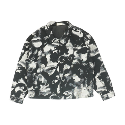 Black Print Jacket