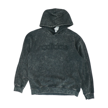 Black Tie-Dye Hoodie Pullover