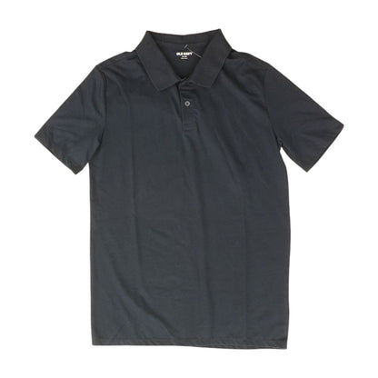Navy Solid Short Sleeve Polo