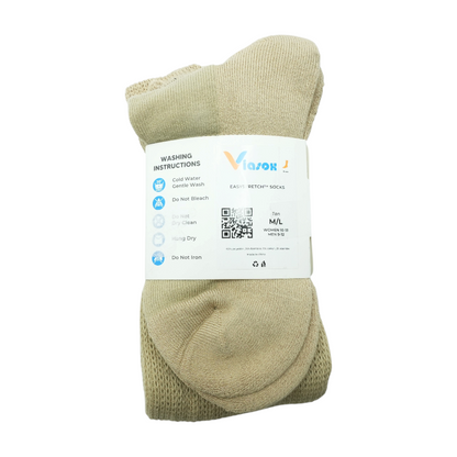 Tan Solid Socks
