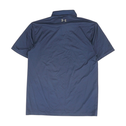 Navy Solid Short Sleeve Polo