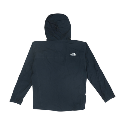 Black Solid Rain Jacket