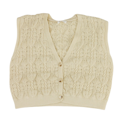 Beige Vest Sweater