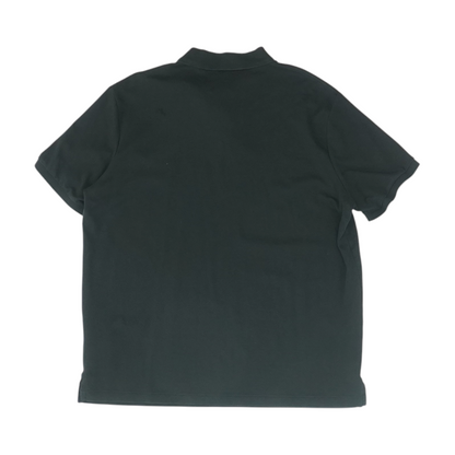 Black Solid Short Sleeve Polo
