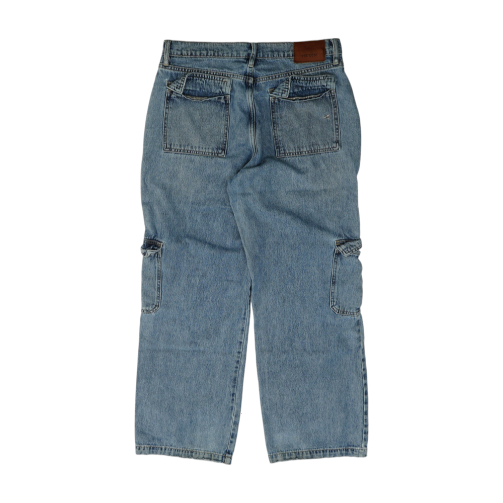 Blue Wide Leg Jeans
