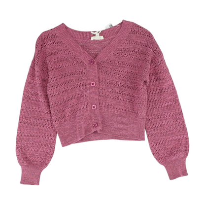 Pink Cardigan Sweater