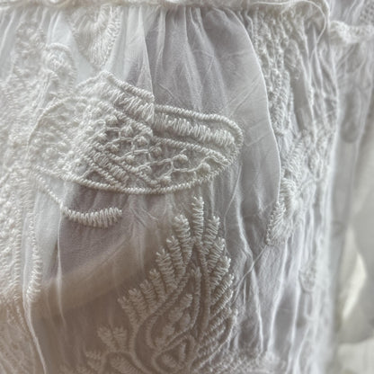 White Kimberlee Orchid Party Mini Dress