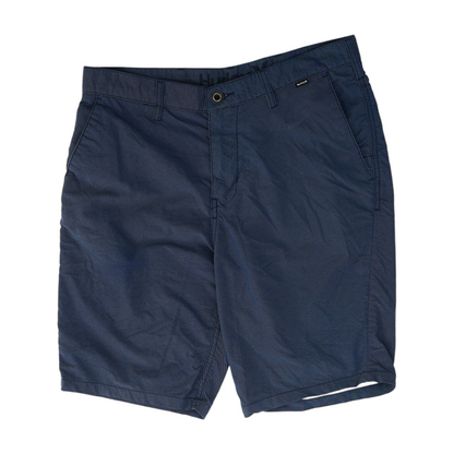 Navy Striped Active Shorts
