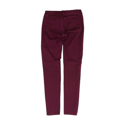 Purple Solid Jeans