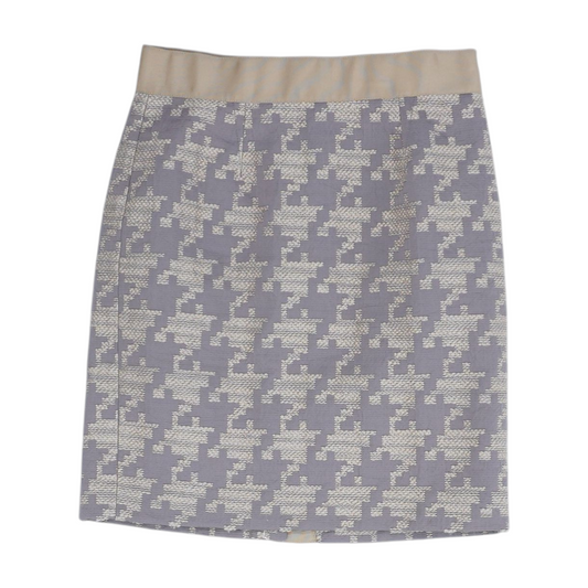 Purple Abstract Mini Skirt