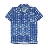Blue Print Short Sleeve Polo