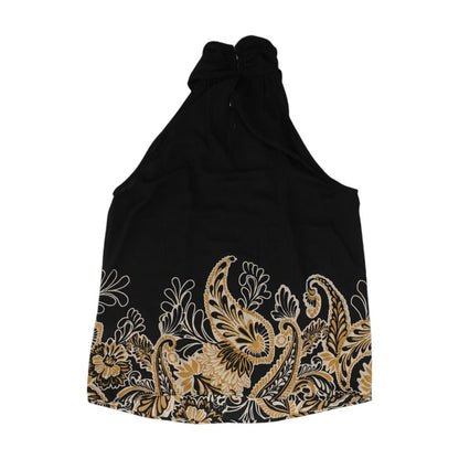 Black Paisley Blouse