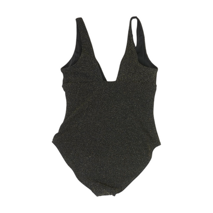 Black Abstract One-Piece
