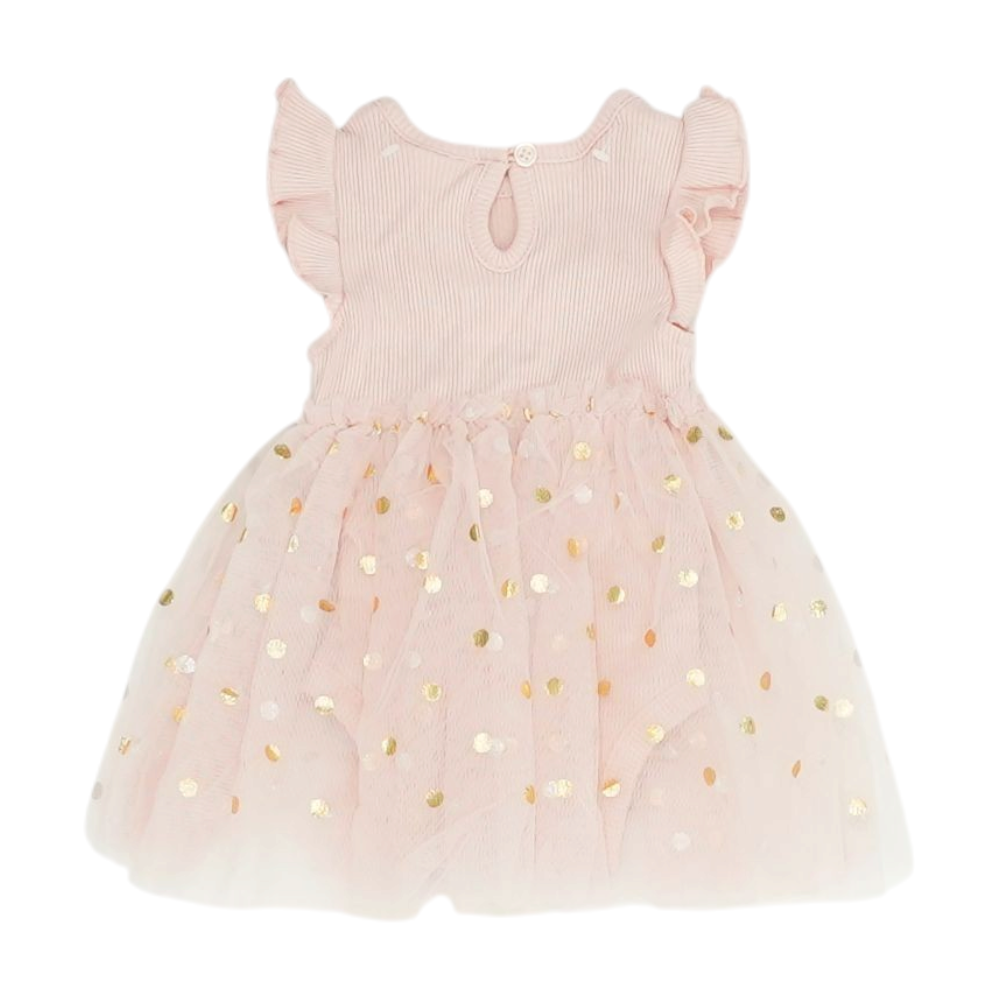 Pink Polka Dot Dress