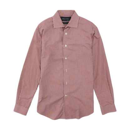 Red Check Long Sleeve Button Down