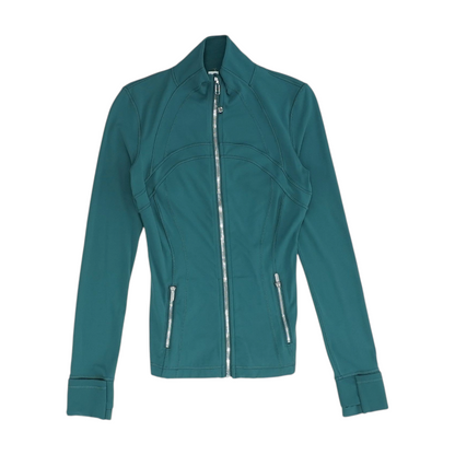 Teal Solid Active Jacket