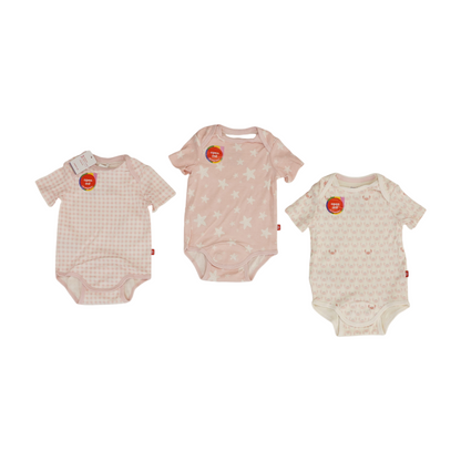 Pink Graphic Onesie