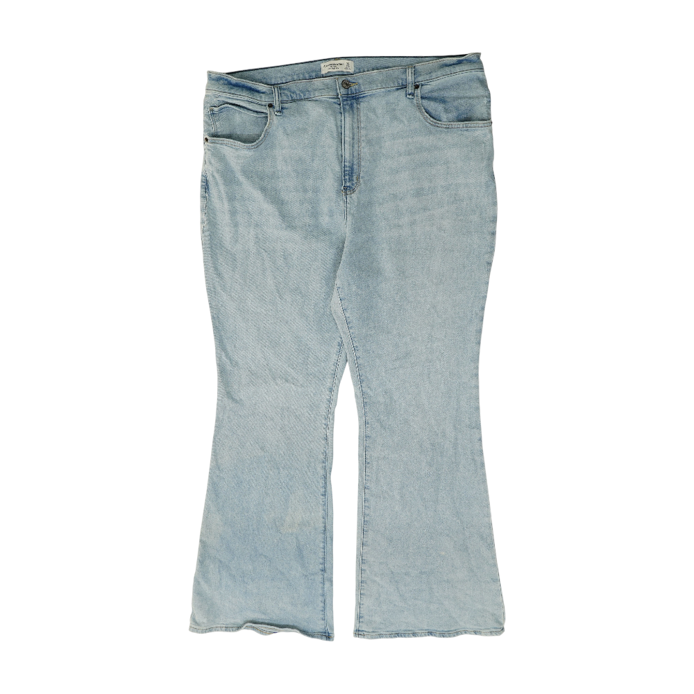 Blue Plus Wide Leg Jeans