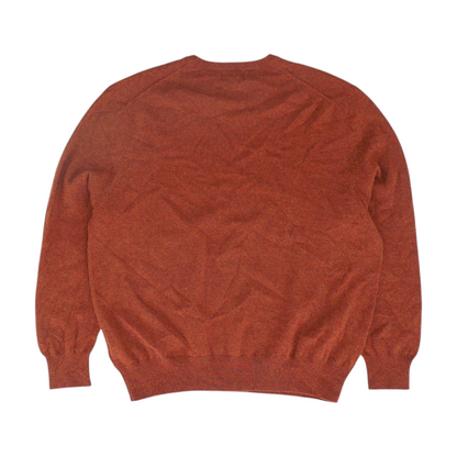kenneth roberts Rust Solid Pullover Sweater – Image 2