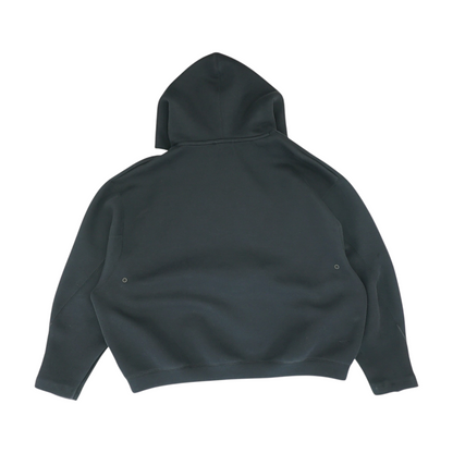 Black Solid Hoodie Pullover