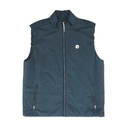 Black Solid Active Vest