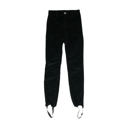 Black Solid Pants