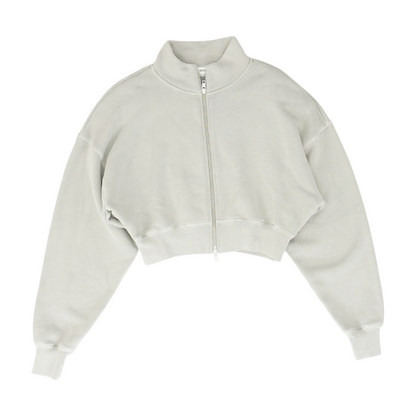 Gray Solid Active Jacket