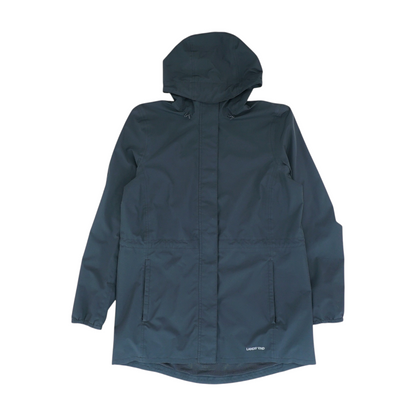 Black Tall Solid Rain Jacket