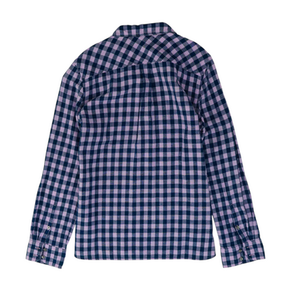 Blue Tall Check Blouse