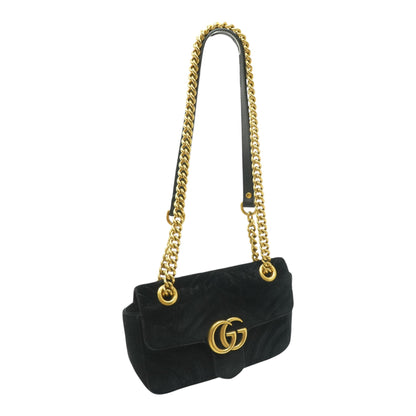 Black Double G Marmont Mini Crossbody