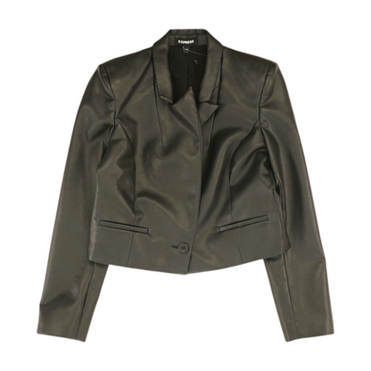 Black Solid Blazer