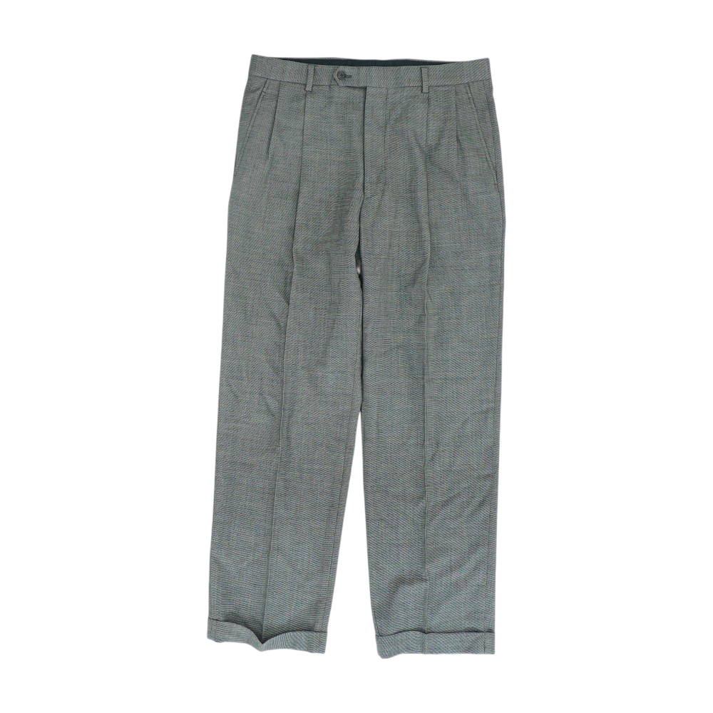 Gray Polka Dot Regular Pants