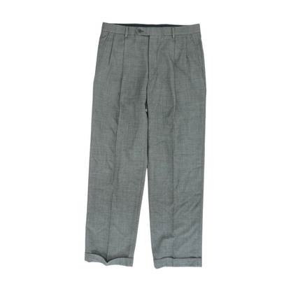 Gray Polka Dot Regular Pants